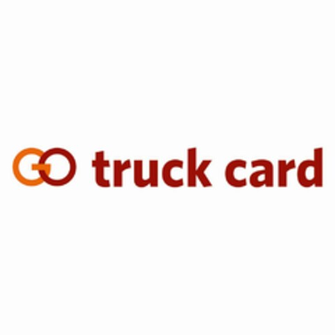 GO truck card Logo (EUIPO, 22.01.2018)