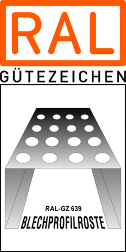 RAL GÜTEZEICHEN RAL-GZ 639 BLECHPROFILROSTE Logo (EUIPO, 14.09.2018)