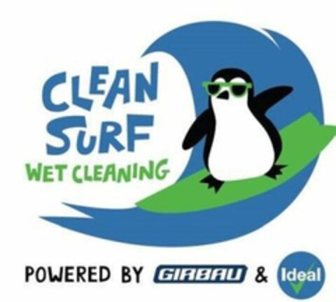 CLEAN SURF WET CLEANING POWERED BY GIRBAU & IDEAL Logo (EUIPO, 03/05/2019)