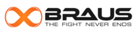 BRAUS THE FIGHT NEVER ENDS Logo (EUIPO, 21.10.2019)