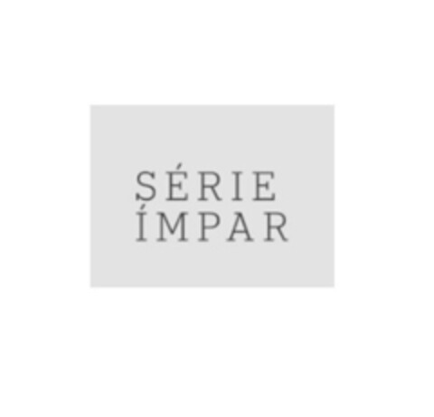 SÉRIE ÍMPAR Logo (EUIPO, 05/04/2022)