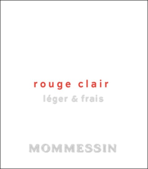 rouge clair léger & frais MOMMESSIN Logo (EUIPO, 09/06/2024)