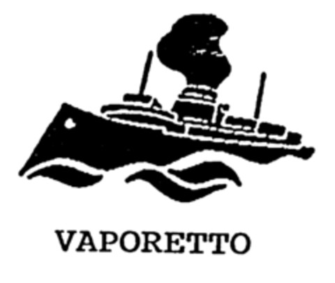 VAPORETTO Logo (EUIPO, 01.04.1996)