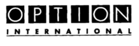 OPTION INTERNATIONAL Logo (EUIPO, 08/30/1996)