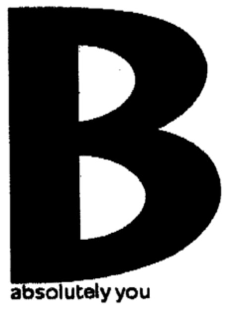 B absolutely you Logo (EUIPO, 19.11.1998)