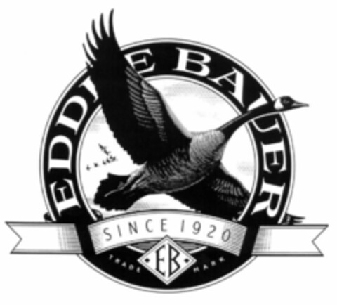 EDDIE BAUER SINCE 1920 EB TRADE MARK Logo (EUIPO, 24.11.1999)