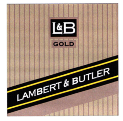 L&B GOLD LAMBERT & BUTLER Logo (EUIPO, 03.02.2003)