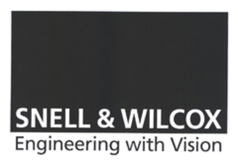 SNELL & WILCOX Engineering with Vision Logo (EUIPO, 11.09.2003)