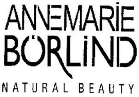 ANNEMARIE BORLIND NATURAL BEAUTY Logo (EUIPO, 07.10.2003)