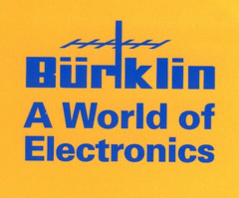 Bürklin A World of Electronic Logo (EUIPO, 16.07.2008)