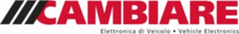 CAMBIARE Electronica di Veicolo . Vehicle Electronics Logo (EUIPO, 21.01.2009)