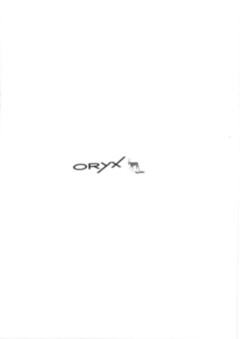 ORYX Logo (EUIPO, 02.12.2009)