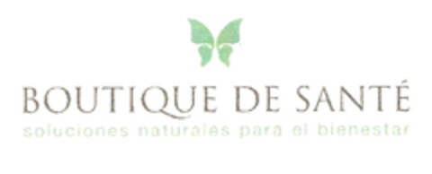 BOUTIQUE DE SANTÉ soluciones naturales para el bienestar Logo (EUIPO, 11/08/2011)