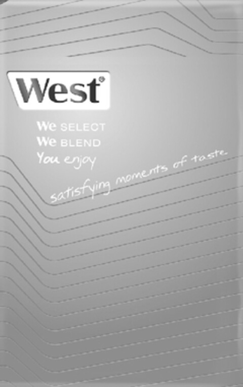 WEST WE SELECT WE BLEND YOU ENJOY SATISFYING MOMENTS OF TASTE Logo (EUIPO, 02.11.2012)