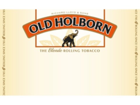 OLD HOLBORN THE BLONDE ROLLING TOBACCO Logo (EUIPO, 10.09.2013)