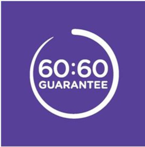 60:60 guarantee Logo (EUIPO, 28.03.2014)