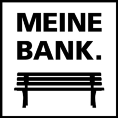 MEINE BANK. Logo (EUIPO, 16.07.2015)