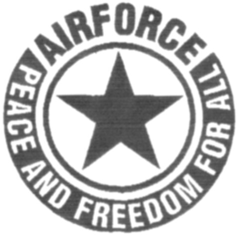 AIRFORCE PEACE AND FREEDOM FOR ALL Logo (EUIPO, 06/13/2019)