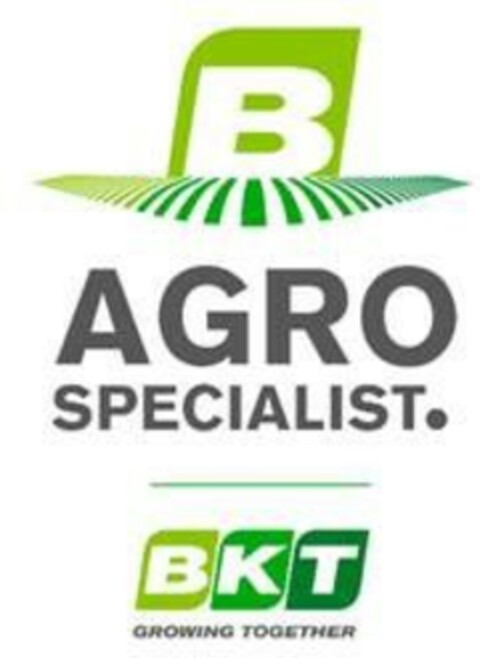 B AGRO SPECIALIST. BKT GROWING TOGETHER Logo (EUIPO, 19.02.2021)