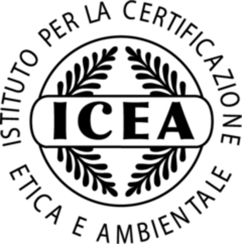 ICEA ISTITUTO PER LA CERTIFICAZIONE ETICA E AMBIENTALE Logo (EUIPO, 17.06.2021)