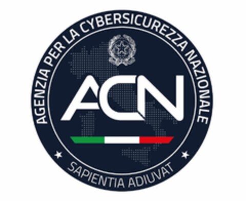 AGENZIA PER LA CYBERSICUREZZA NAZIONALE ACN SAPIENTIA ADIUVAT Logo (EUIPO, 30.09.2021)