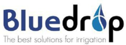 BLUEDROP THE BEST SOLUTIONS FOR IRRIGATION Logo (EUIPO, 10/14/2021)