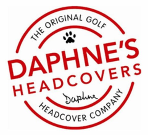 DAPHNE'S HEADCOVERS THE ORIGINAL GOLF HEADCOVER COMPANY Logo (EUIPO, 31.08.2022)