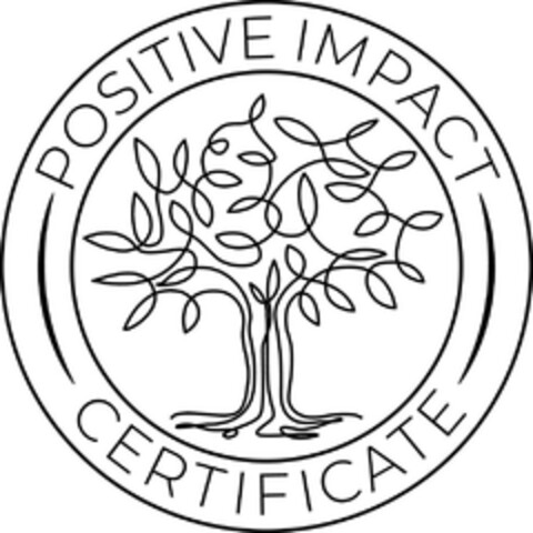 POSITIVE IMPACT CERTIFICATE Logo (EUIPO, 10.07.2023)