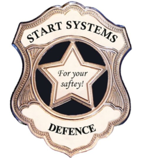 START SYSTEMS DEFENCE. For your saftey! Logo (EUIPO, 15.11.2023)