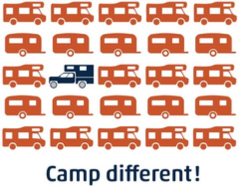 Camp different ! Logo (EUIPO, 15.05.2024)