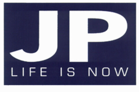 JP LIFE IS NOW Logo (EUIPO, 18.04.2000)