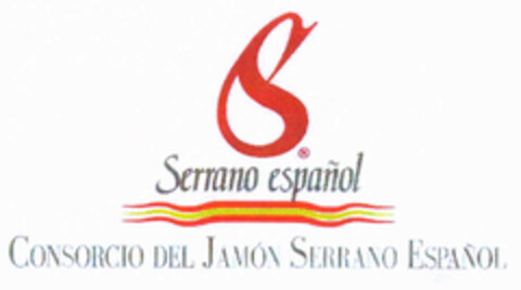 S Serrano español CONSORCIO DEL JAMÓN SERRANO ESPAÑOL Logo (EUIPO, 12/03/2001)