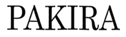 PAKIRA Logo (EUIPO, 23.04.2003)