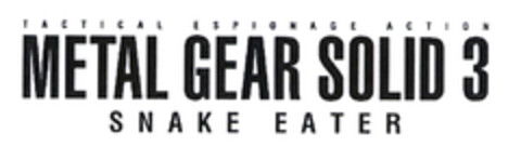 TACTICAL ESPIONAGE ACTION METAL GEAR SOLID 3 SNAKE EATER Logo (EUIPO, 06.06.2003)