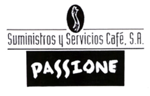 Suministros y Servicios Café, S.A. PASSIONE Logo (EUIPO, 20.10.2003)
