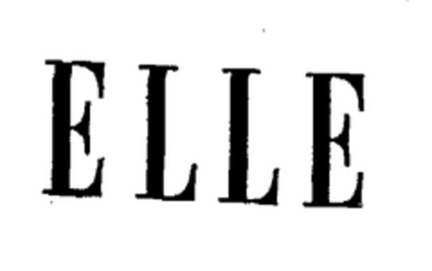 ELLE Logo (EUIPO, 10/30/2003)