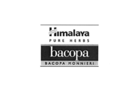 Himalaya PURE HERBS bacopa BACOPA MONNIERI Logo (EUIPO, 29.10.2004)