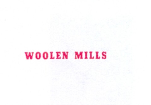 WOOLEN MILLS Logo (EUIPO, 20.01.2009)