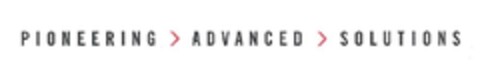 PIONEERING ADVANCED SOLUTIONS Logo (EUIPO, 09.06.2011)