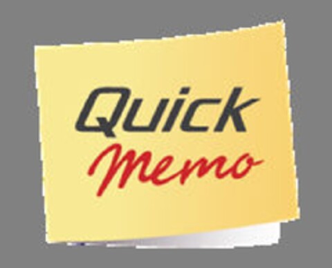 Quick Memo Logo (EUIPO, 02.07.2012)