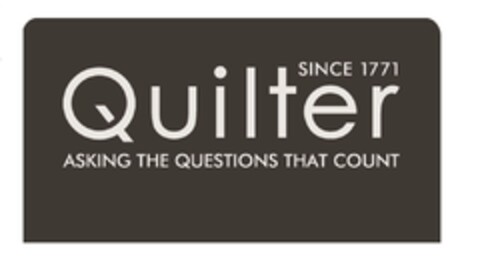 QUILTER - SINCE 1771 - ASKING THE QUESTIONS THAT COUNT Logo (EUIPO, 16.07.2012)