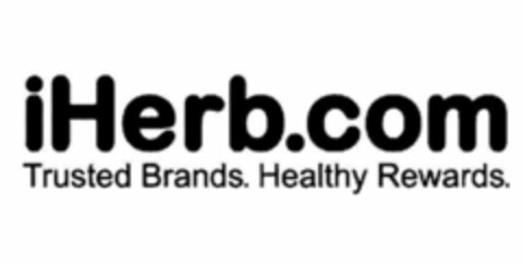 iHerb.com Trusted Brands. Healthy Rewards. Logo (EUIPO, 06/16/2014)