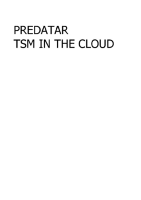 PREDATAR TSM IN THE CLOUD Logo (EUIPO, 08.07.2014)