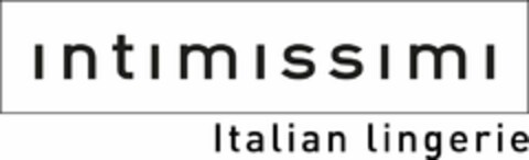 INTIMISSIMI ITALIAN LINGERIE Logo (EUIPO, 24.07.2014)