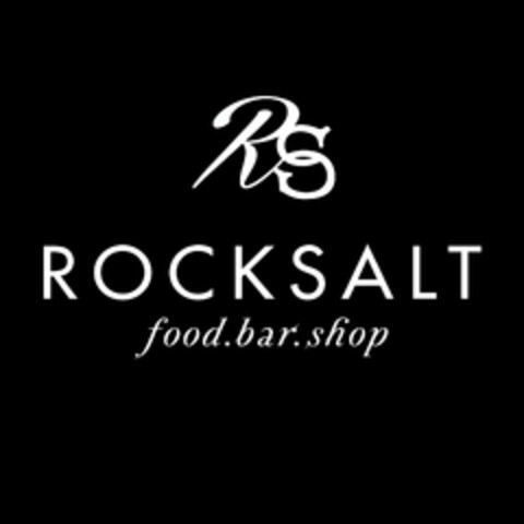 RS rocksalt food bar shop Logo (EUIPO, 03/12/2015)