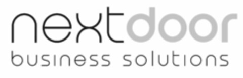 nextdoor business solutions Logo (EUIPO, 07.12.2017)