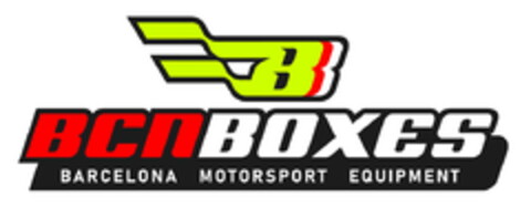 BCNBOXES BARCELONA MOTORSPORT EQUIPMENT Logo (EUIPO, 19.12.2019)