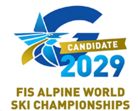 G CANDIDATE 2029 FIS ALPINE WORLD SKI CHAMPIONSHIPS Logo (EUIPO, 24.03.2022)