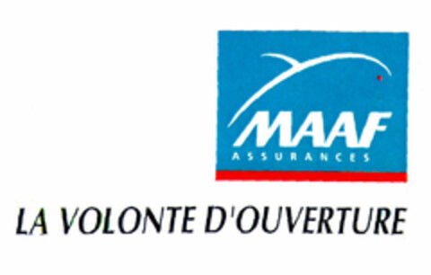 MAAF ASSURANCES LA VOLONTE D'OUVERTURE Logo (EUIPO, 04/07/1997)