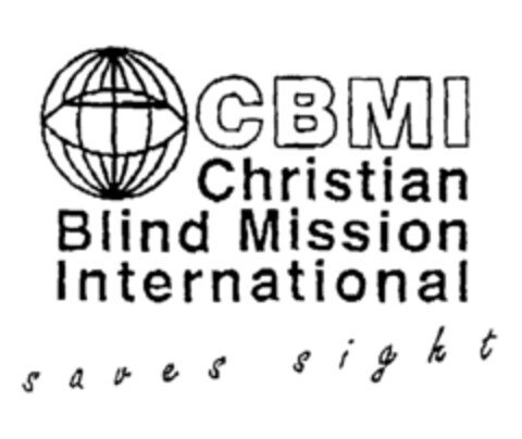 CBMI Christian Blind Mission International saves sight Logo (EUIPO, 10/09/1997)